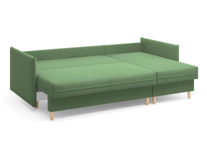 Диван Сонум Rain угловой Микровелюр Бежевый Длина 240 см