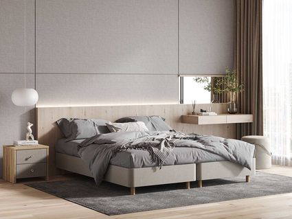 Кровать Сонум Tatami Экокожа Белая 80х190