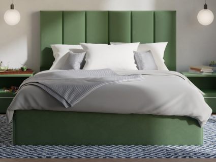 Кровать Lonax Милана велюр Dolly-13 (с основанием) 200х190