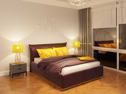 Кровать Nuvola Sicilia Next 103 (с основанием) 180х190