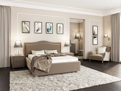 Кровать Nuvola Vicensa Style Bravo cream 200х190