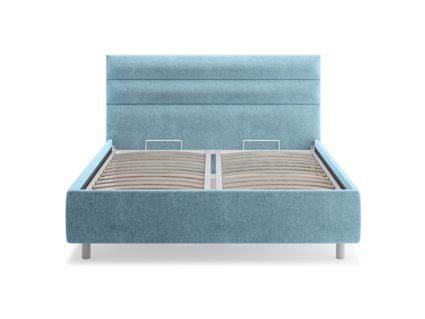 Кровать Сонум Linda Экокожа Белая (с подъемным механизмом) 160х190