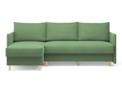 Диван Сонум Rain угловой Микровелюр Бежевый Длина 240 см