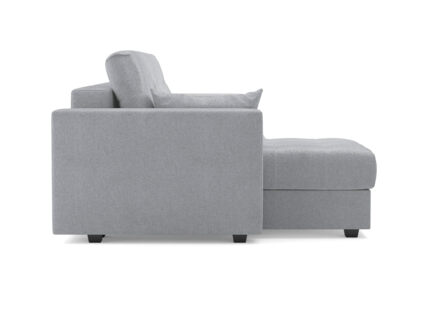 Диван Сонум Megapolis угловой Рогожка пепельный Длина 260 см