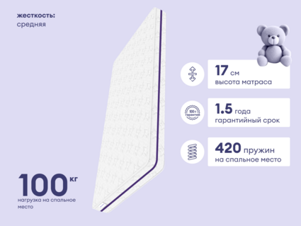 Матрас Базилик Бэби Мун 60х140