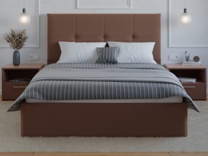 Кровать Lonax Алегра велюр Dolly-13 (с основанием) 120х190