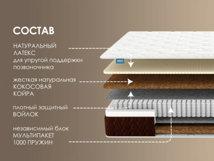 Матрас Димакс Мега Хард Лайт плюс 40
