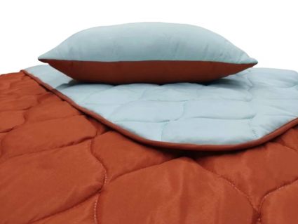 Одеяло-покрывало Primavelle 2Way терракот/бирюза 180х215