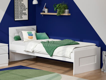 Кровать Гуд Лакк Сириус белая 180х200