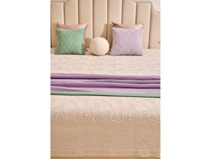 Плед Luxberry TULIP фиалка/базилик