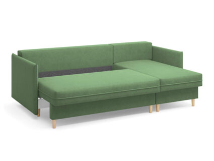 Диван Сонум Rain угловой Микровелюр Бежевый Длина 240 см