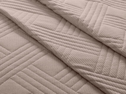 Покрывало Primavelle Velvet серо-бежевое