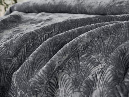 Покрывало Софи де Марко Розалин (серое) 240х260