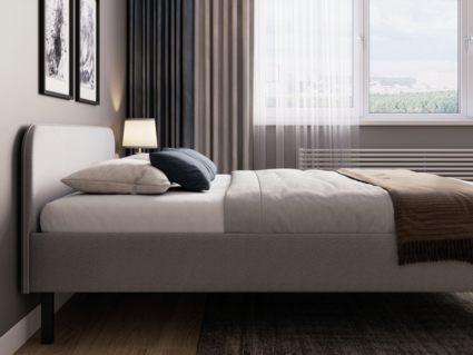 Кровать Сонум Hanna Багама льняной 90х200