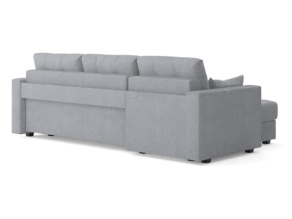 Диван Сонум Megapolis угловой Рогожка пепельный Длина 260 см
