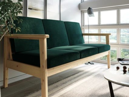 Диван Арско Лориан трехместный зеленый Длина 176 см