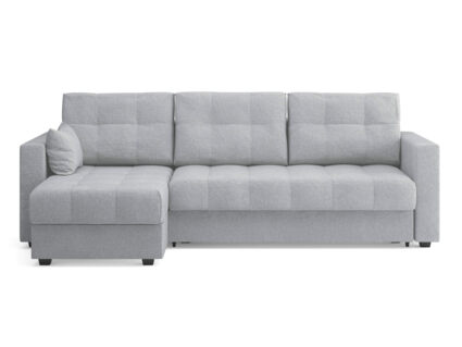 Диван Сонум Megapolis угловой Рогожка пепельный Длина 260 см