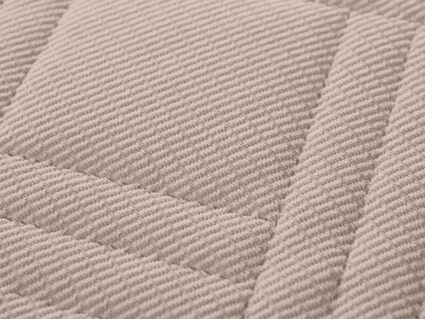 Покрывало Primavelle Velvet серо-бежевое