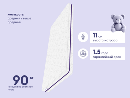 Матрас Базилик Бэби Хэппи 80х200