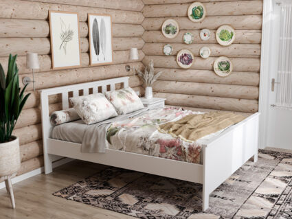 Кровать Гуд Лакк Сага белая