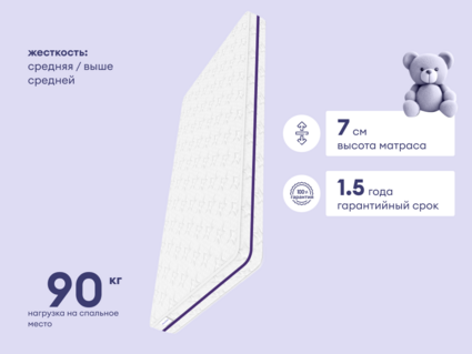 Матрас Базилик Бэби Дрим 60х190