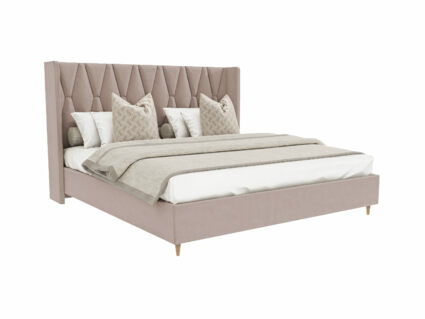 Кровать Beautyson Rebecca велюр Formula 230 бежевый 251