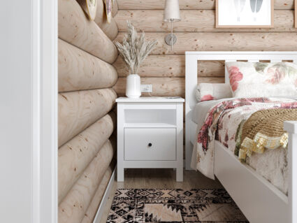 Тумба Гуд Лакк Сага белая 41х51