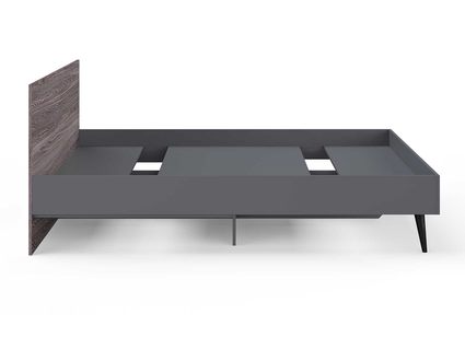 Кровать Сонум Ines Ясень анкор + серый 80х190