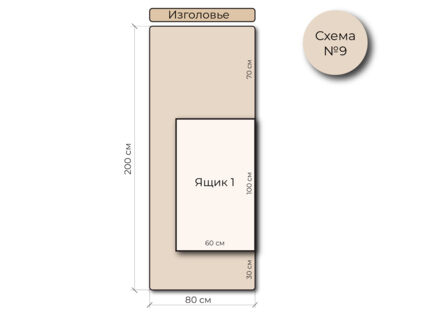 Кровать Mr.Mattress Site Box экокожа White 120х190