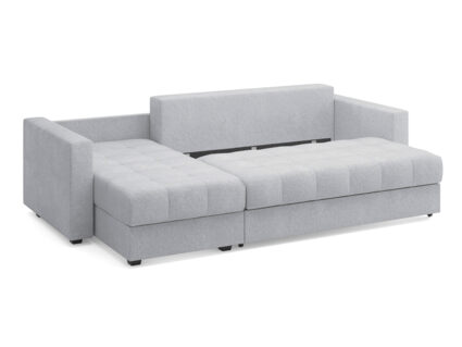 Диван Сонум Megapolis угловой Рогожка пепельный Длина 260 см