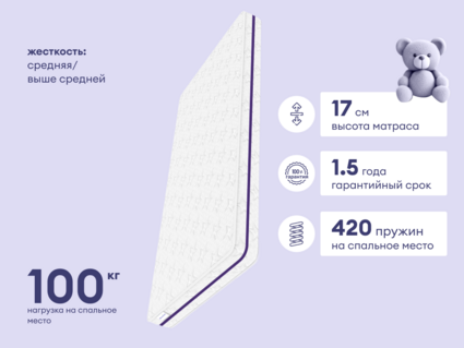 Матрас Базилик Бэби Фан 80х195