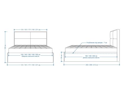 Кровать Lonax Марселла велюр Dolly-13 (с основанием)
