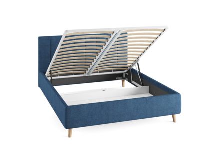 Кровать Сонум Alma Кашемир Серый (с подъемным механизмом) 80х200