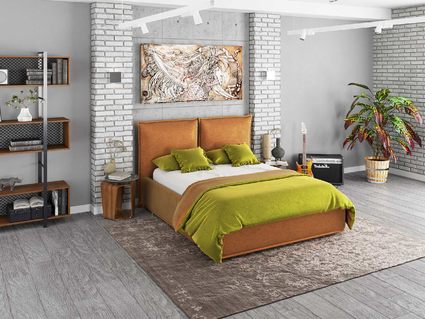 Кровать Nuvola Emilia Next 103 (с основанием) 140х190