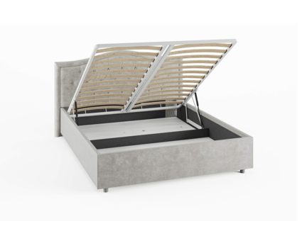 Кровать Сонум Ancona Кашемир Серый (с подъемным механизмом) 160х200