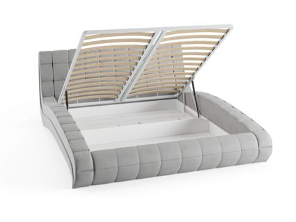 Кровать Сонум Milano Кашемир Бежевый (с подъемным механизмом) 140х200