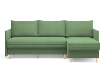 Диван Сонум Rain угловой Микровелюр Бежевый Длина 240 см