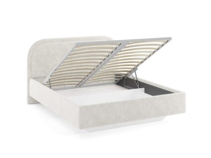 Кровать Сонум Sandra Кашемир светло-серый (с подъемным механизмом)