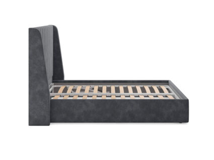 Кровать Сонум Samanta Микровелюр кремовый (с подъемным механизмом)