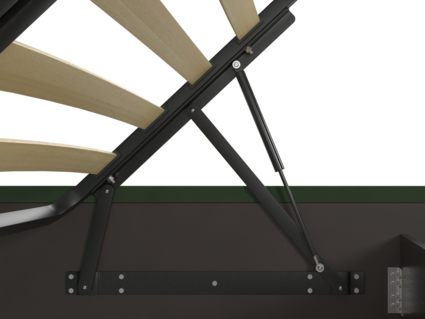 Кровать Lonax Милана велюр Dolly-3 (с подъемным механизмом) 140х190