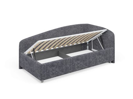 Кровать Сонум Paola Рогожка Мокко (с подъемным механизмом) 80х200