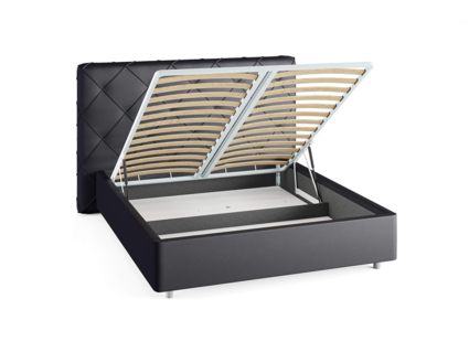 Кровать Сонум Manhattan Экокожа Коричневый (с подъемным механизмом) 180х200