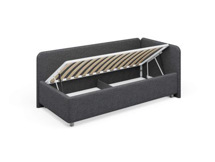 Кровать Сонум Capri Рогожка Песочная (с подъемным механизмом) 120х200