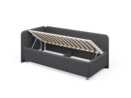 Кровать Сонум Capri Рогожка Песочная (с подъемным механизмом) 120х200