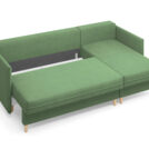 Диван Сонум Rain угловой Микровелюр Бежевый Длина 240 см