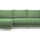 Диван Сонум Rain угловой Микровелюр Бежевый Длина 240 см