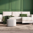 Диван Сонум Dario угловой Лаунж белый Длина 265 см