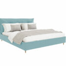 Кровать Beautyson Doris велюр Formula 692 мятный 120х190