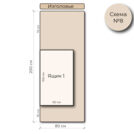 Кровать Mr.Mattress Site Box велюр Grey 140х190
