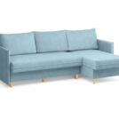 Диван Сонум Rain угловой Эвита Голубой Длина 240 см